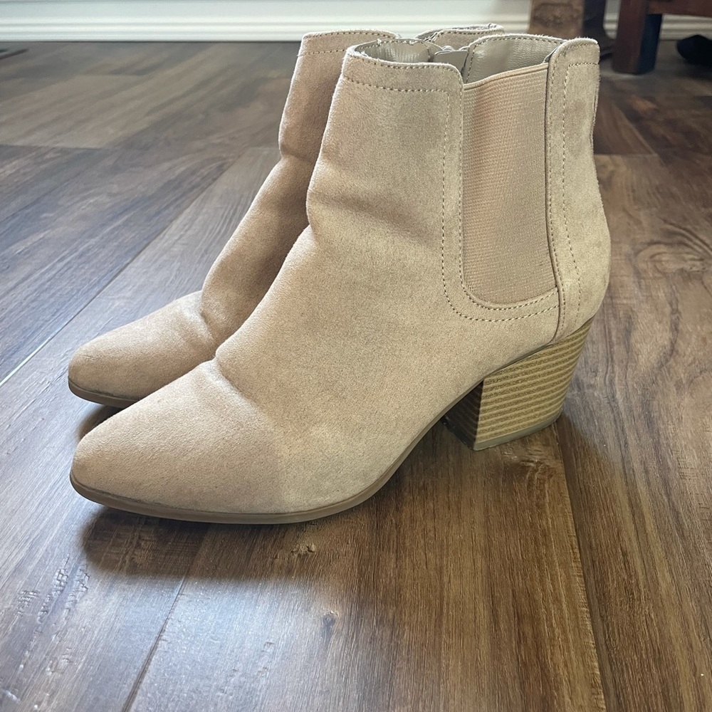 Suede Booties